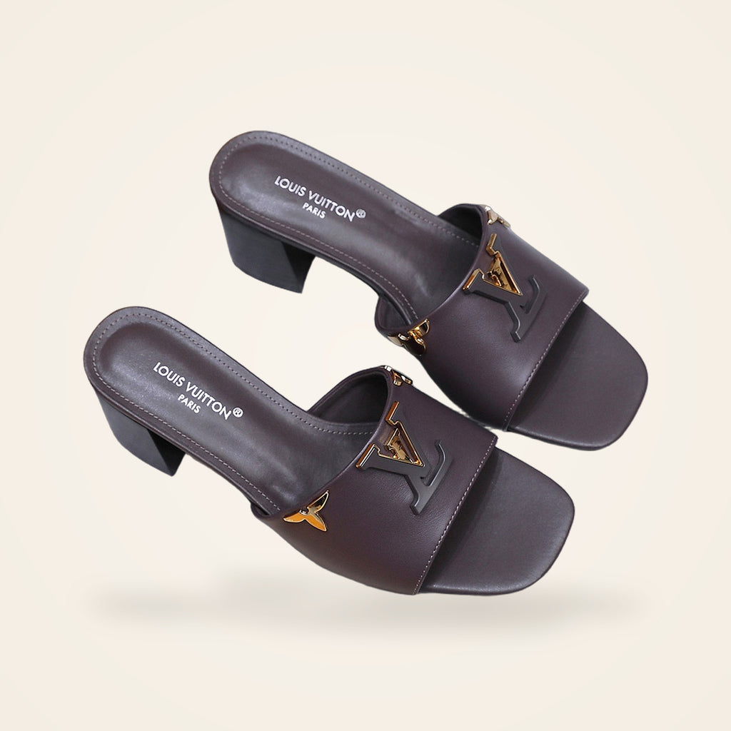 Louis Vuitton Heel Mule Dark Brown