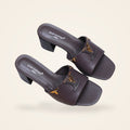 Louis Vuitton Heel Mule Dark Brown