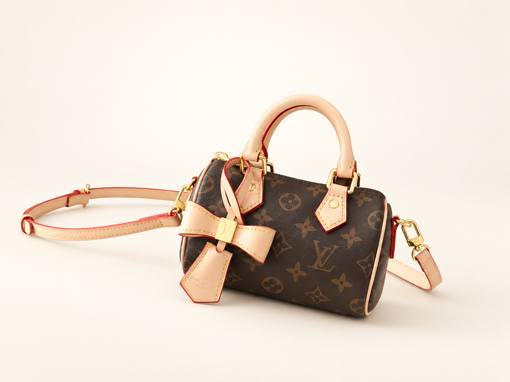 Louis Vuitton Nano Speedy Monogram - מבט קדמי