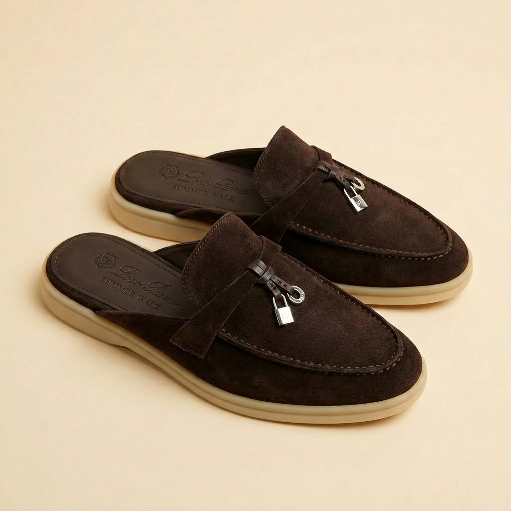 Loro Piana Babouche Charms Walk חום - זוג