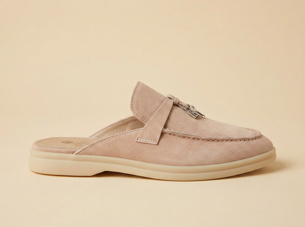 Loro Piana Babouche Charms Walk nude side