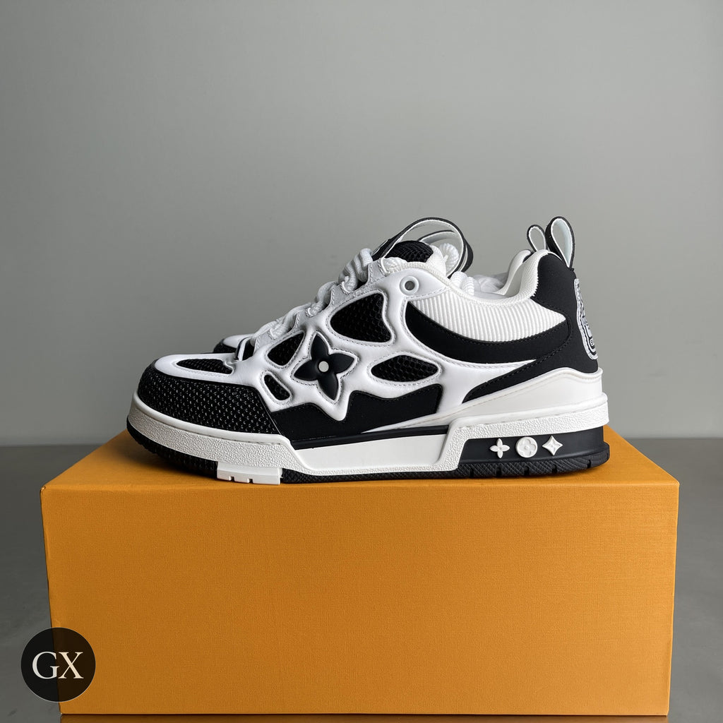 LV Skate Sneaker Black White