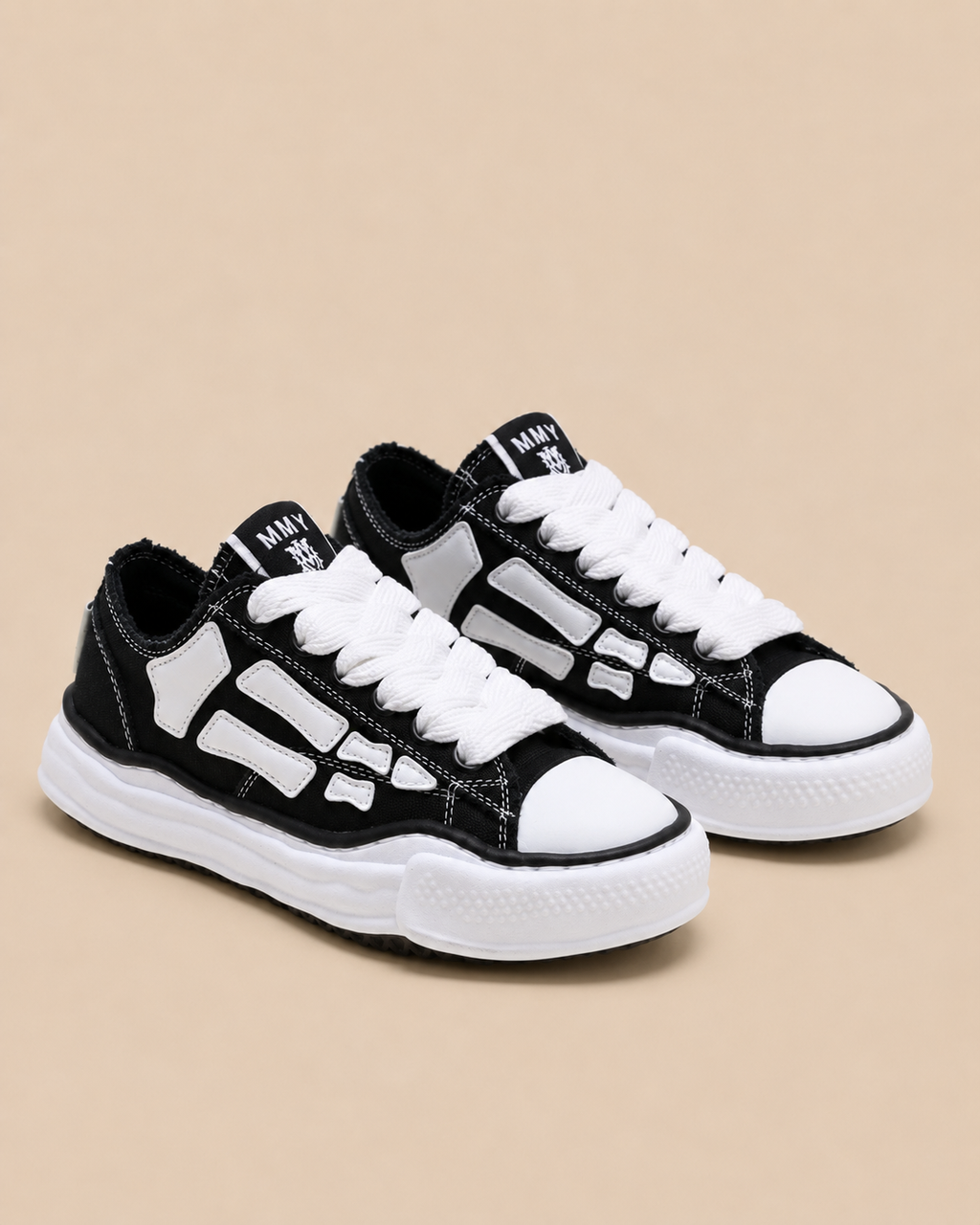 MMY x Amiri OG Sole Canvas Low Black - pair 3/4