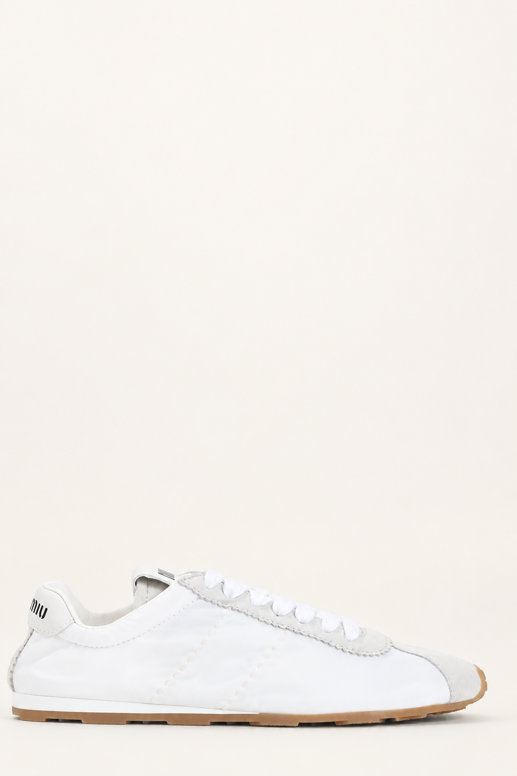 Miu Miu Plume Lace-Up לבן – תמונה 1
