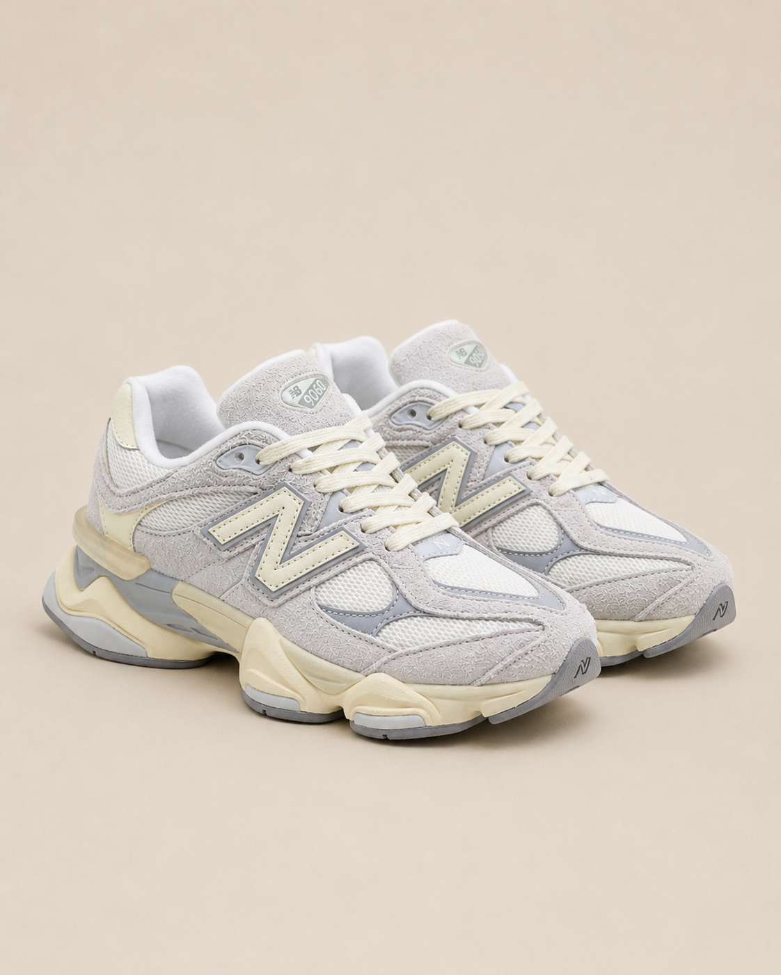 New Balance 9060 Cream - pair 3/4