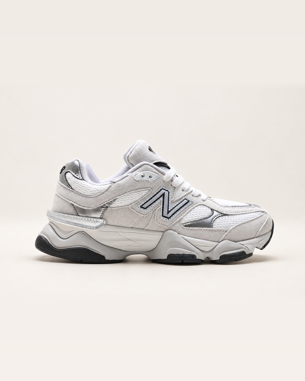 New Balance 9060 White Silver Black - תמונה 1