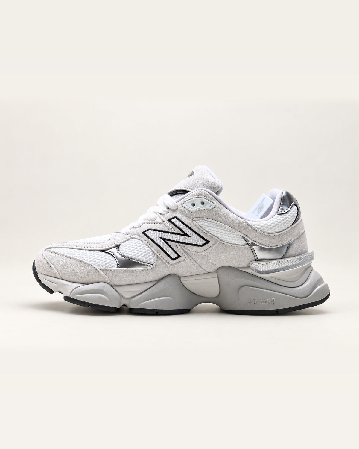 New Balance 9060 White Silver Black - תמונה 2
