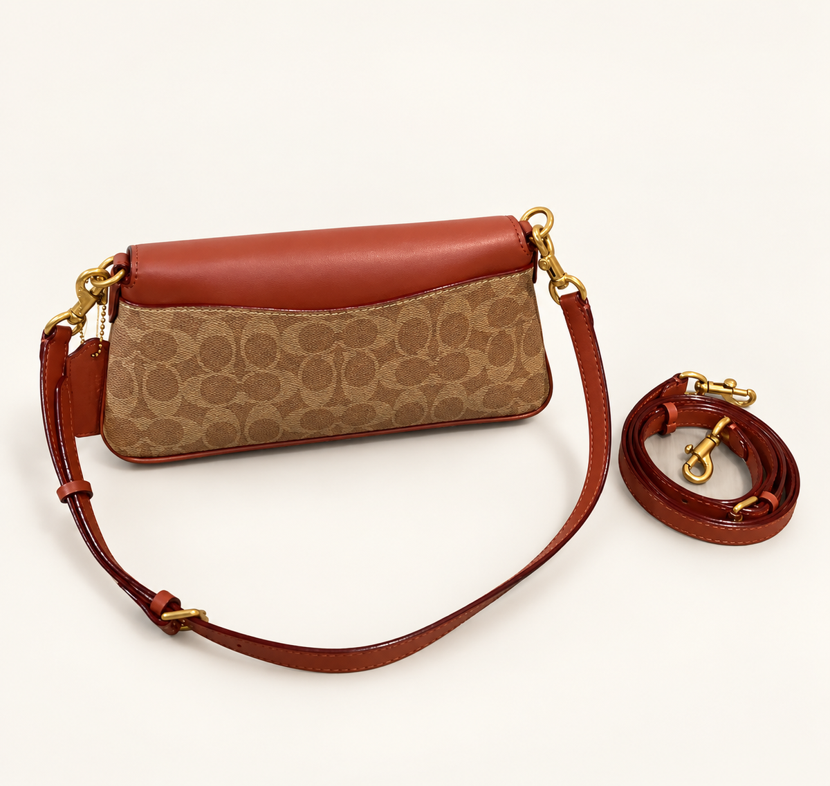 תיק Coach Tabby 26 Signature חלודה גב
