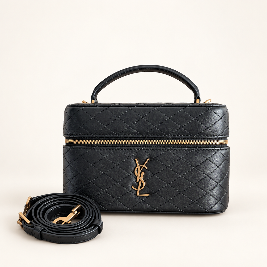 Saint Laurent Gaby Vanity שחור – מבט קדמי