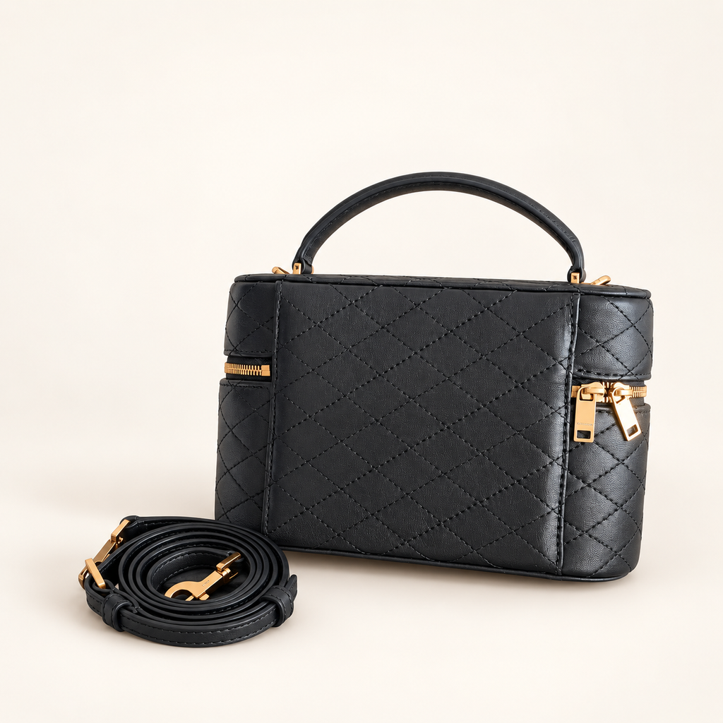 Saint Laurent Gaby Vanity שחור – מבט אחורי