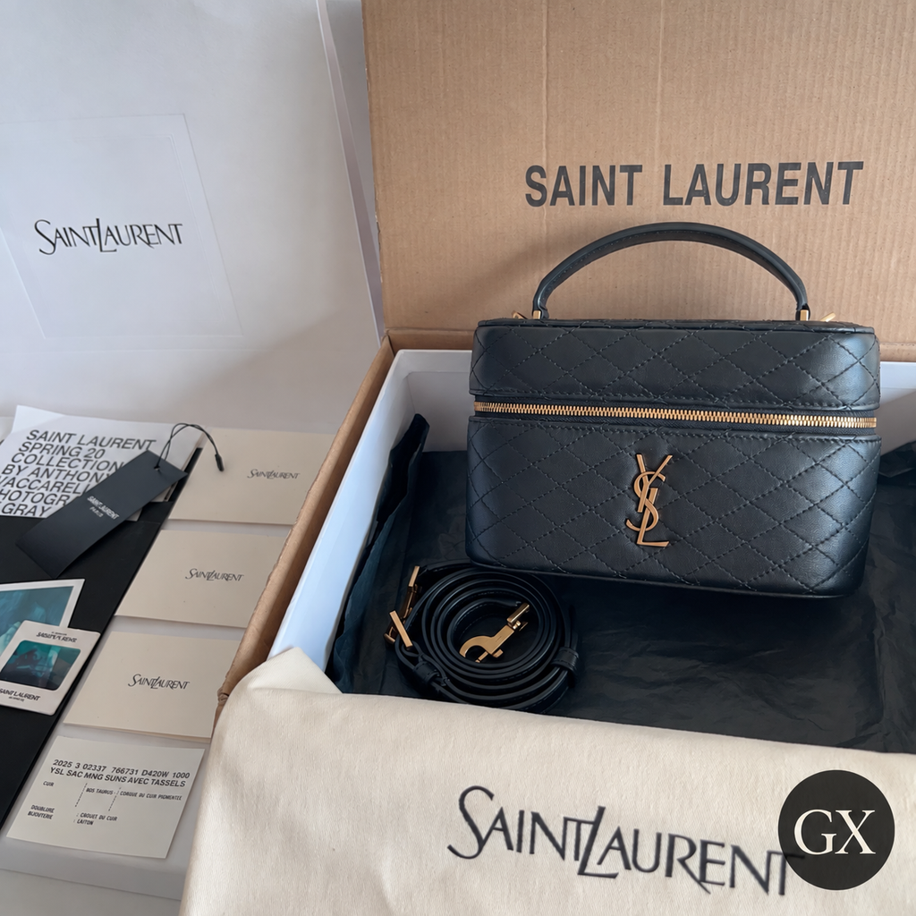 Saint Laurent Gaby Vanity שחור – אריזה ואביזרים