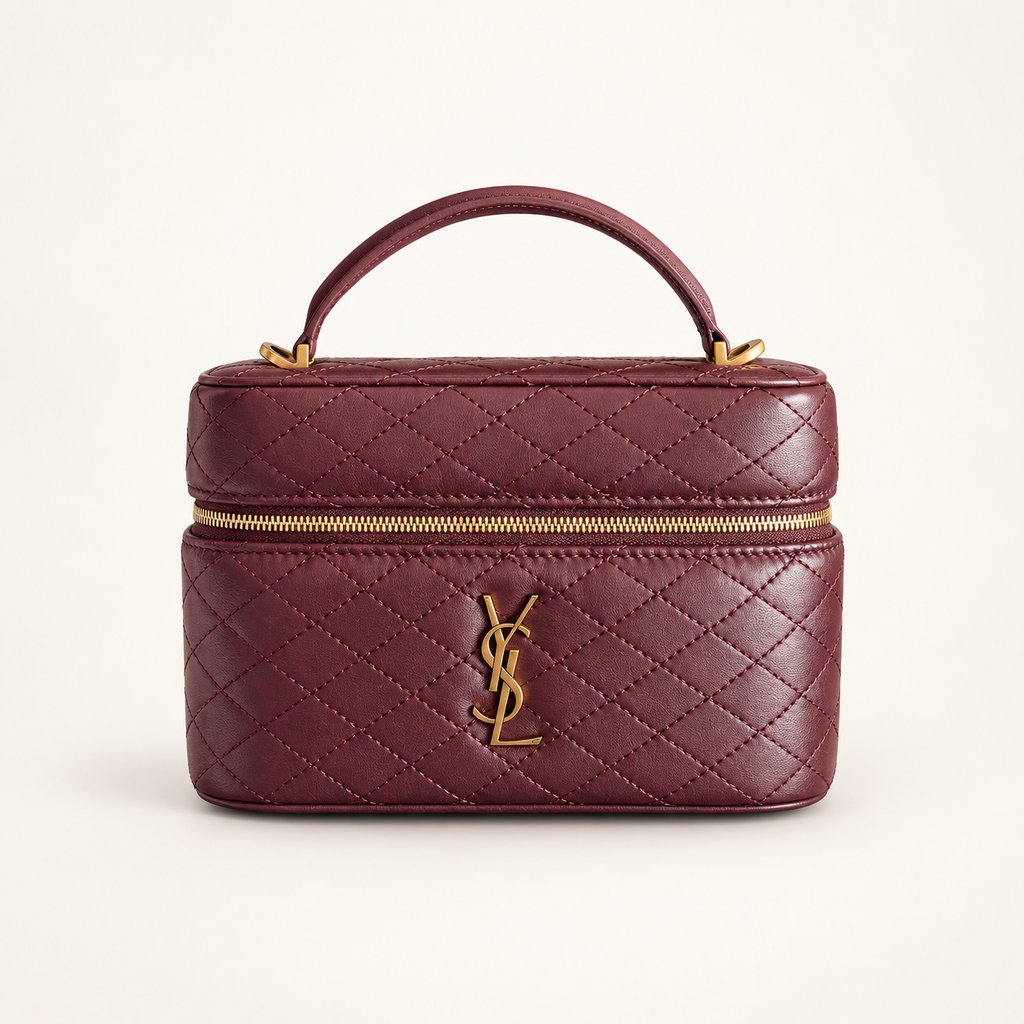 Saint Laurent Gaby Vanity בורדו – מבט קדמי