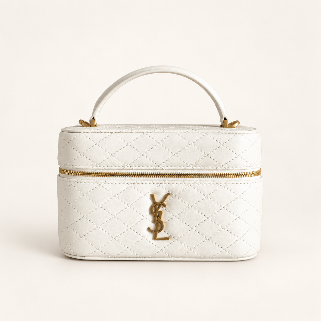 Saint Laurent Gaby Vanity שמנת – מבט קדמי