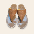 Celine Triomphe Embossed Thong Slide – קאמל - תמונה 1