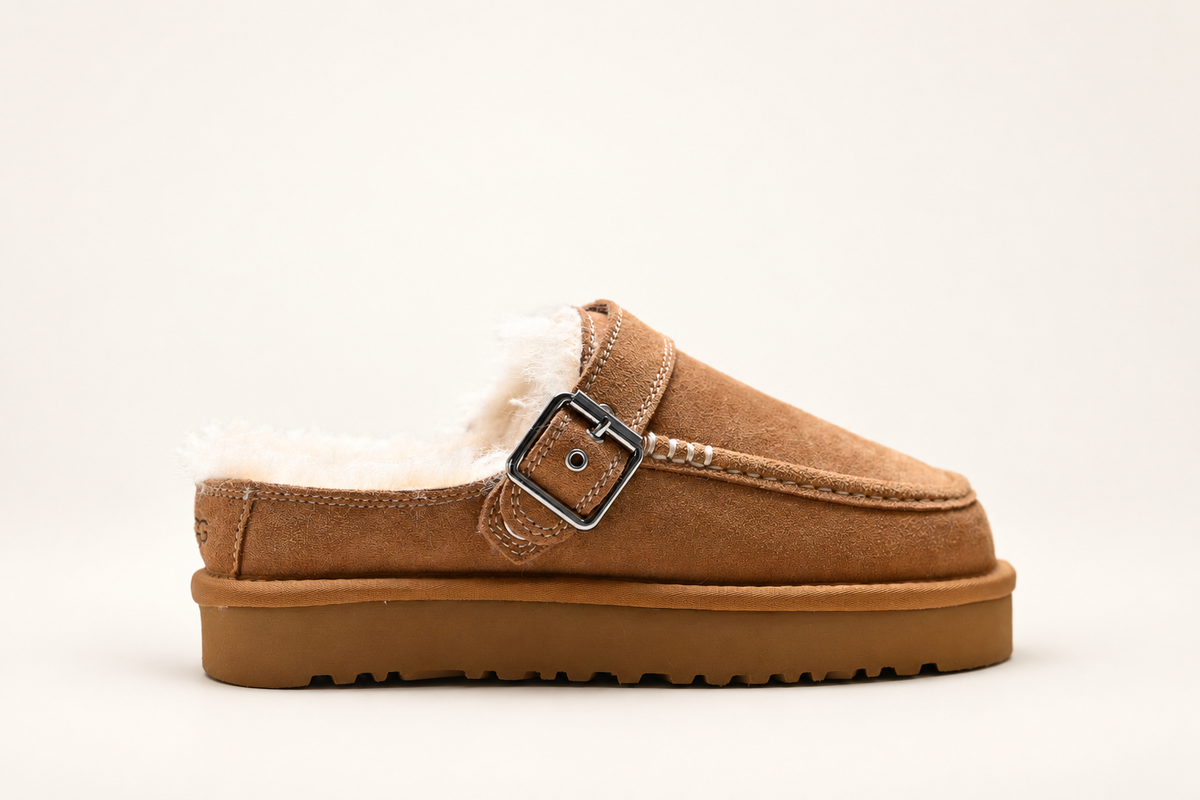 UGG Goldenstar Evelina Clog בצבע חום ערמוני – תמונה 1