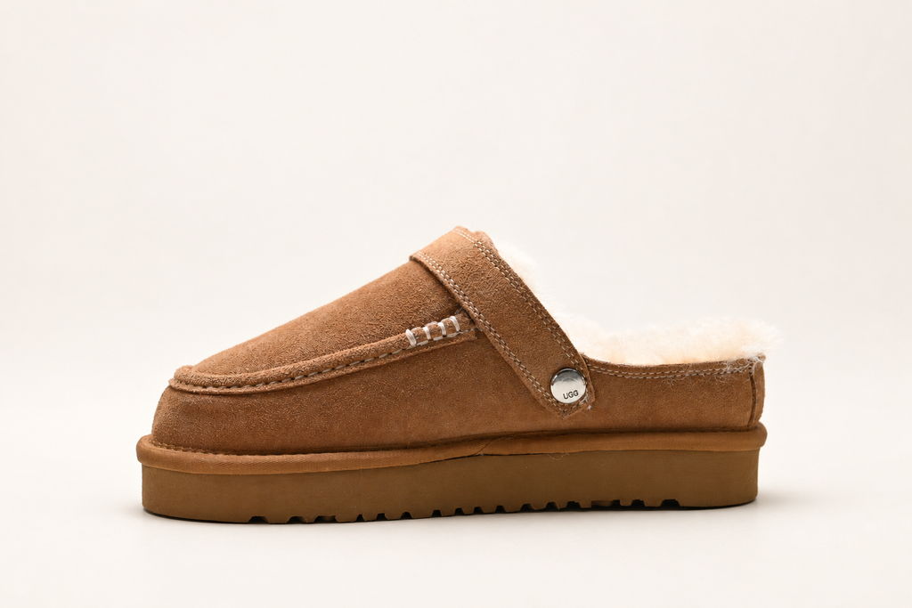 UGG Goldenstar Evelina Clog בצבע חום ערמוני – תמונה 2