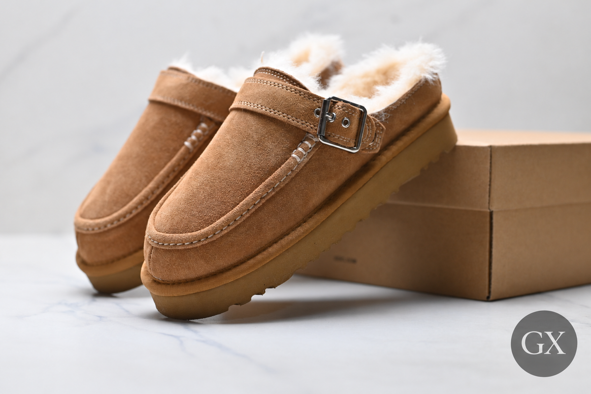 UGG Goldenstar Evelina Clog בצבע חום ערמוני – תמונה 3