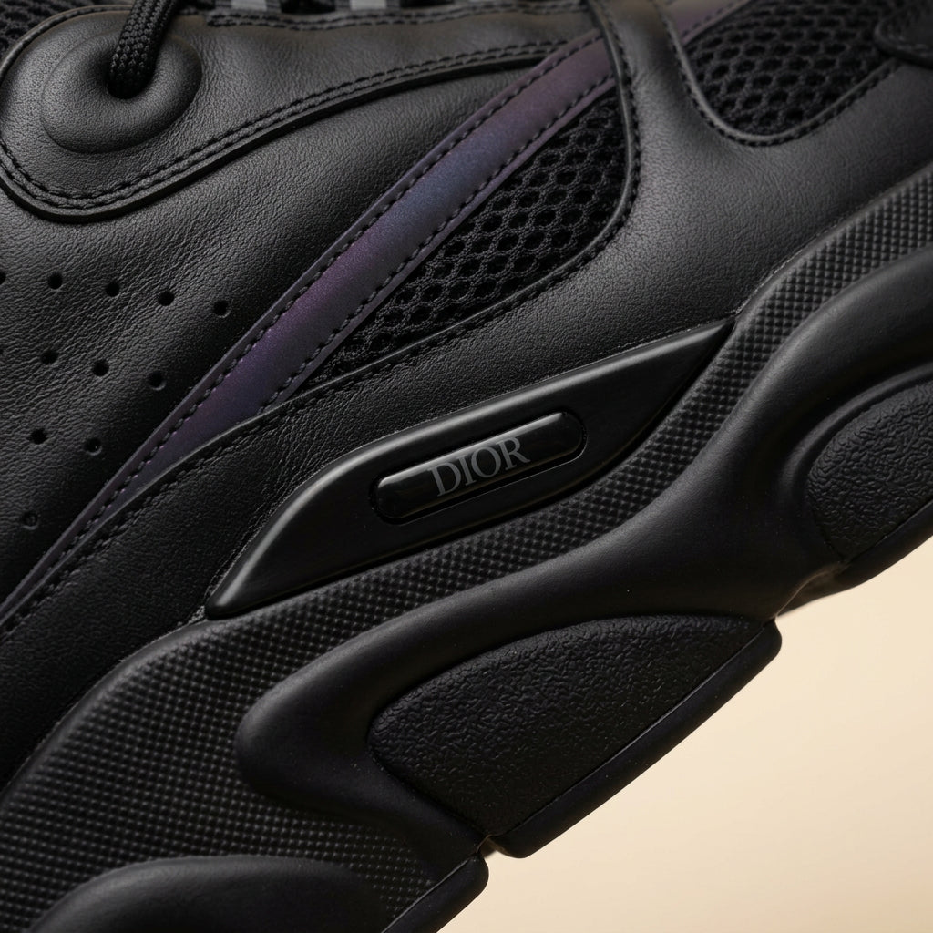Dior B22 All Black Iridescent - DIOR plaque detail