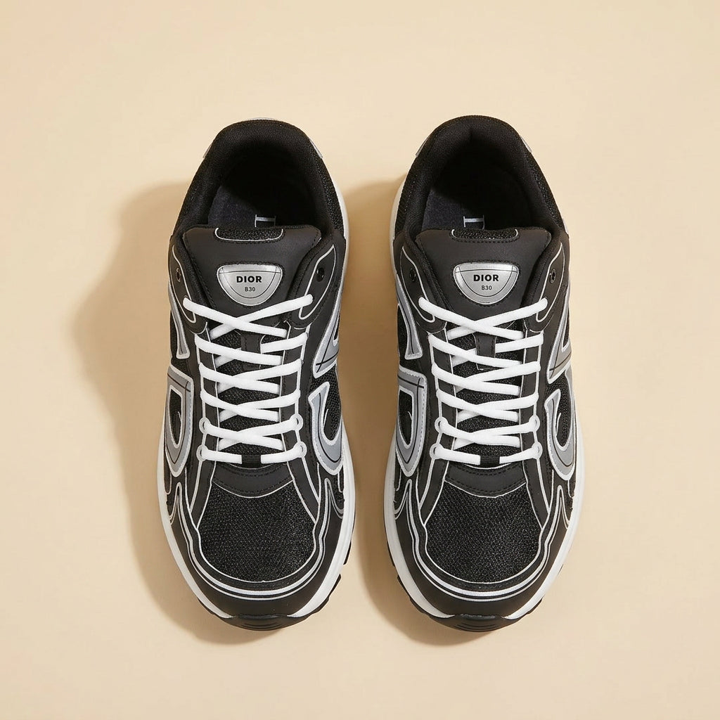 Dior B30 Black Silver - top