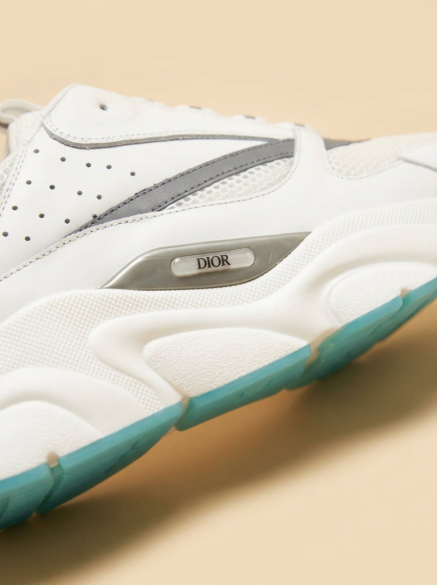 Dior B22 White Grey Light Blue - midsole detail