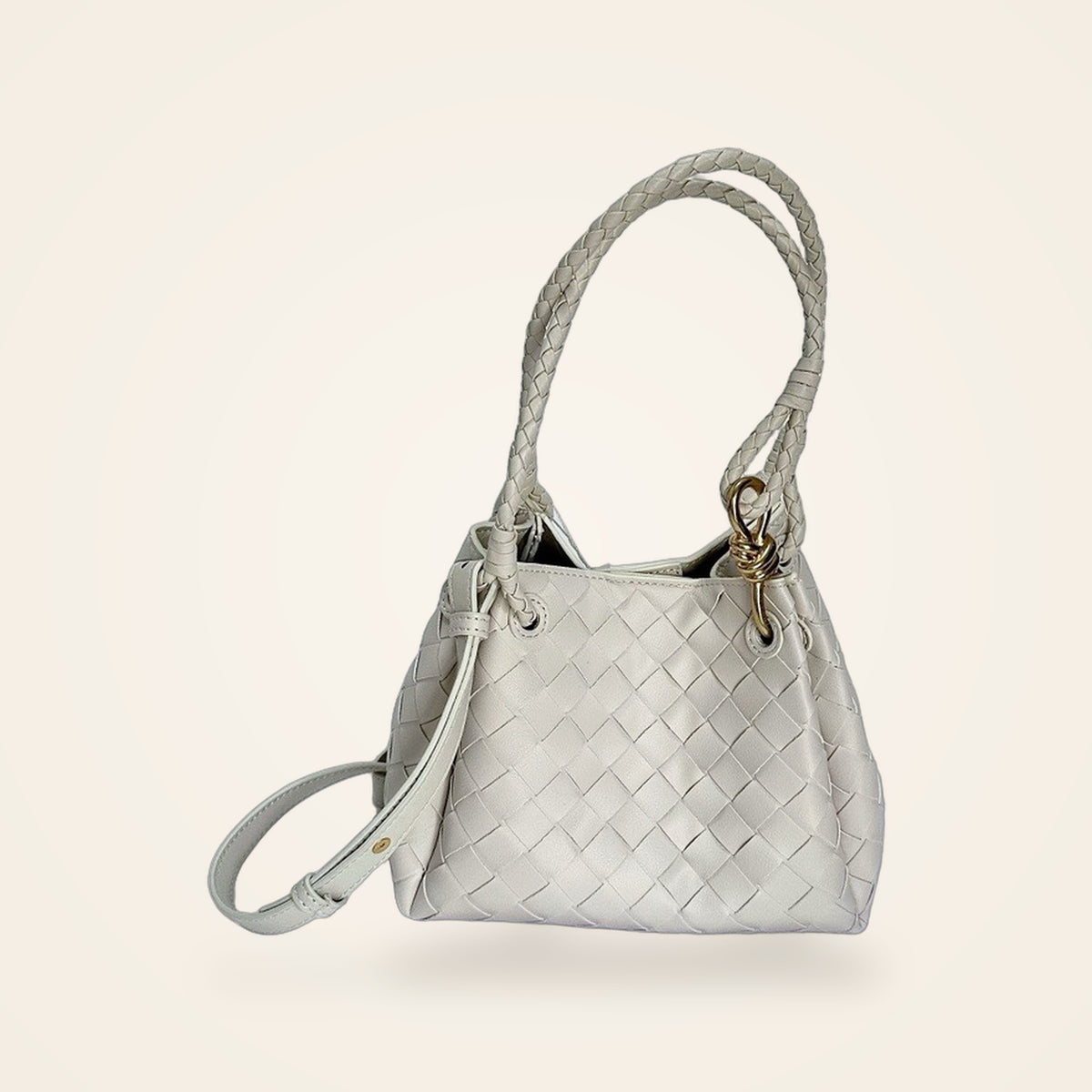 Bottega Intrecciato Mini Bag White – catalog view 1