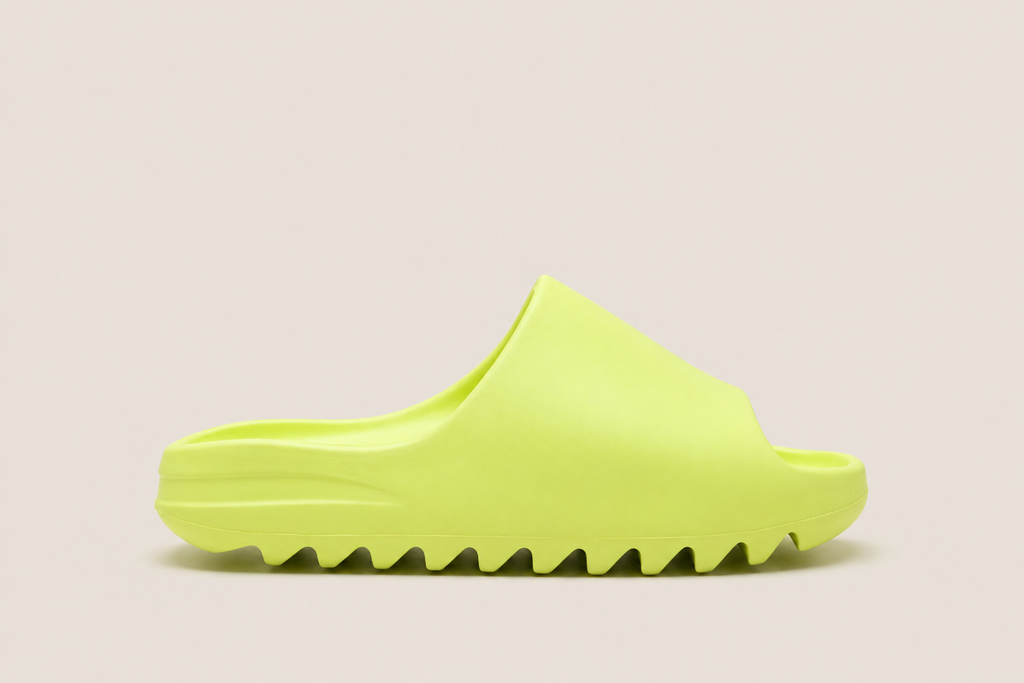 Adidas Yeezy Slide Glow Green - side view